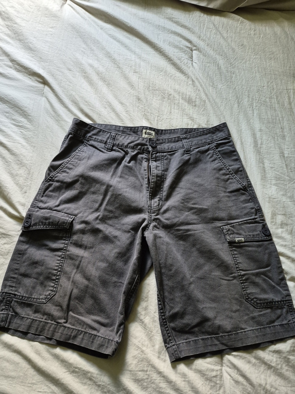 Vans Men's Charcoal Cargo Shorts